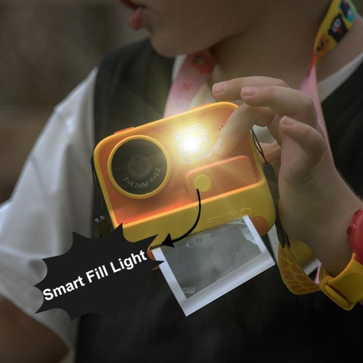 WOWKIDS K27 Kids Instant Print Camera with Flashlight