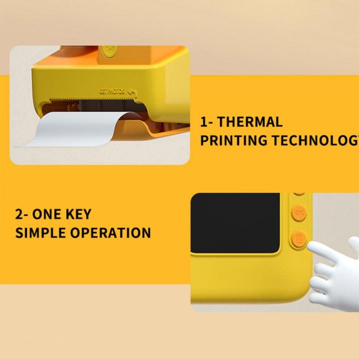 WOWKIDS K27 Kids Instant Print Camera with Flashlight