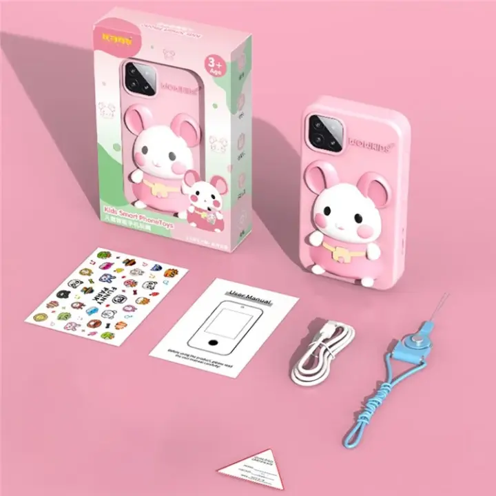 WOWKIDS P1 Plus Kids Mobile Phone Toy - Pink