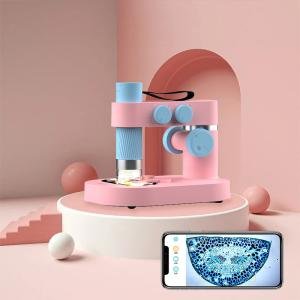 Wowkids WS-M04 Smart Microscope - 1-400X Magnification, HD Image Capture, Wi-Fi Connectivity